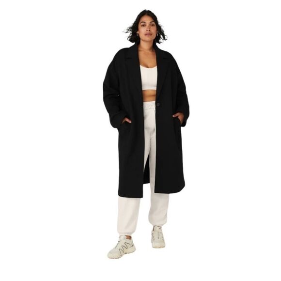 NWT ALO Vip Blazer Trench-black size Large $398 - Picture 13 of 13